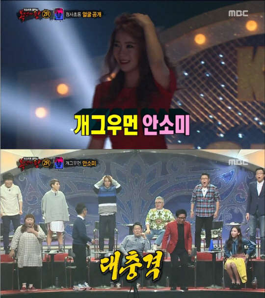 사진=MBC '일밤-복면가왕' 방송장면.